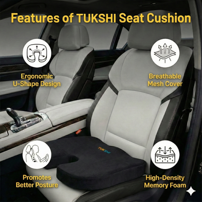Tukshi Ultimate Pro Seat Cushion for Hip | Tailbone | Coccyx