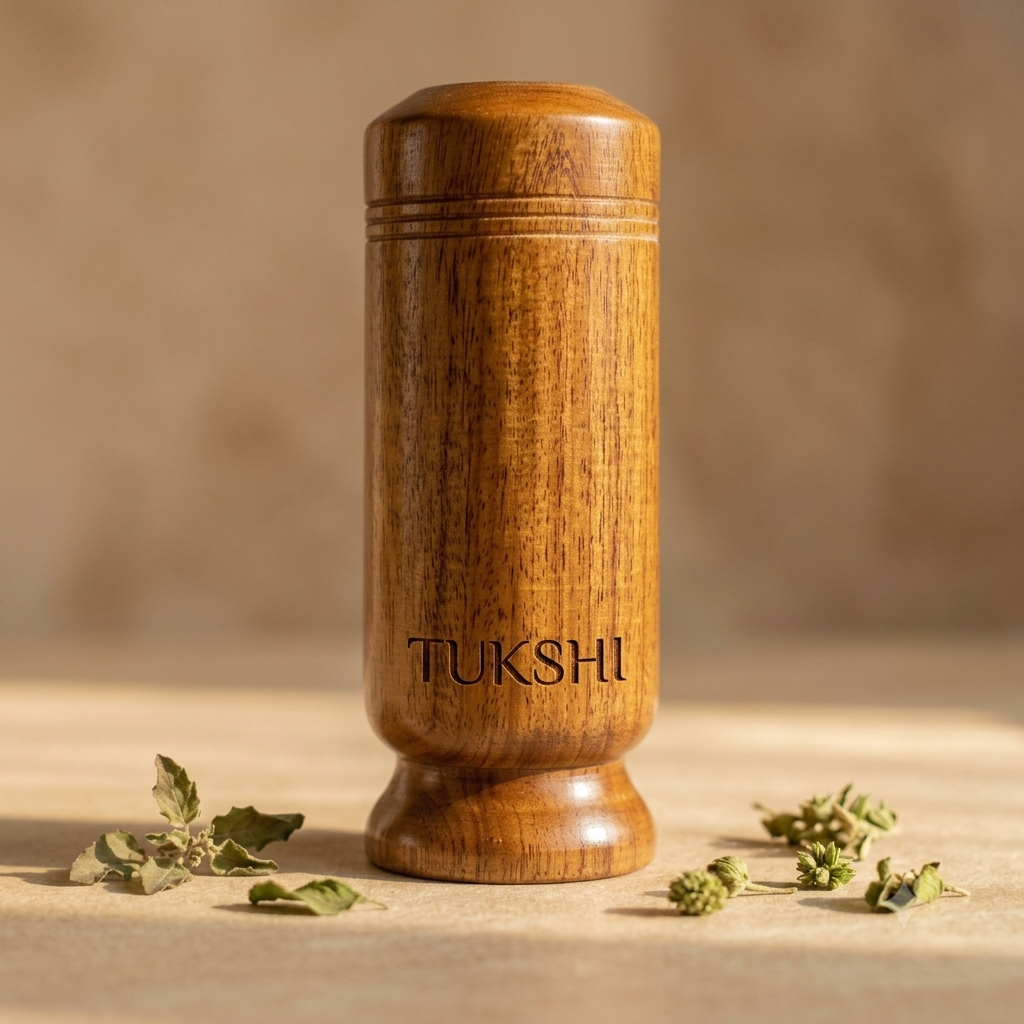 Vijaysar Glass (Natural Wooden Tumbler)